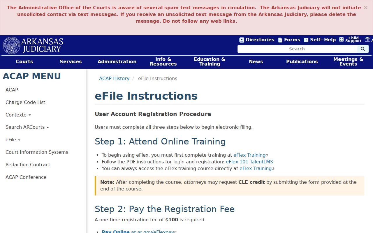 Van Buren County civil docket eFlex filing instructions